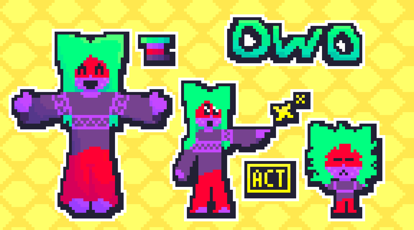 PIXEL ART FROM THE GREAT FURR63 HERSELF, BOW TO ME MERE MORTALS AS I'VE ACHIEVED PEAK ART SKILLZ!!! <span class='rainbow'>I'M UNSTOPABLE NOW!!!!!</span>
