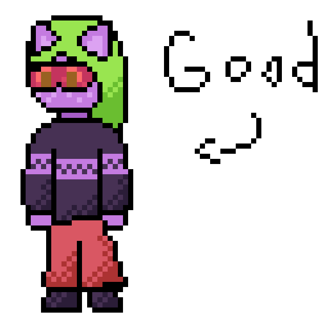 the first drawing of my most incredible OC